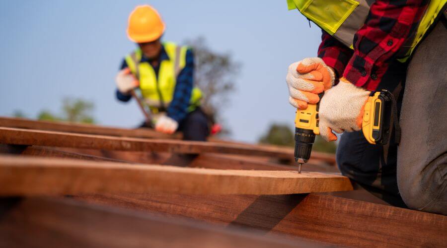 Professional New roof installation in Penn, ND